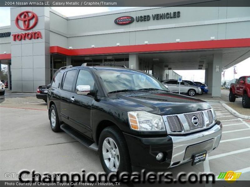 Galaxy Metallic / Graphite/Titanium 2004 Nissan Armada LE