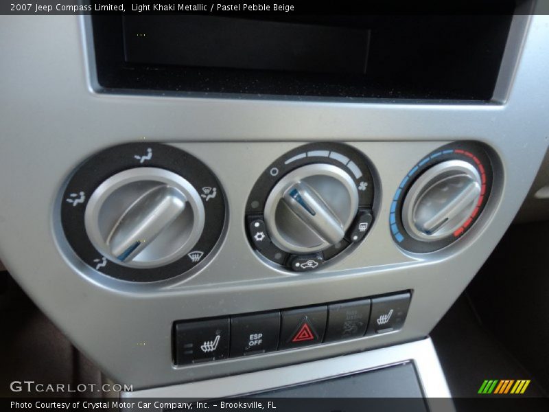 Light Khaki Metallic / Pastel Pebble Beige 2007 Jeep Compass Limited