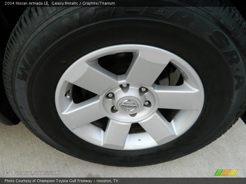 Galaxy Metallic / Graphite/Titanium 2004 Nissan Armada LE