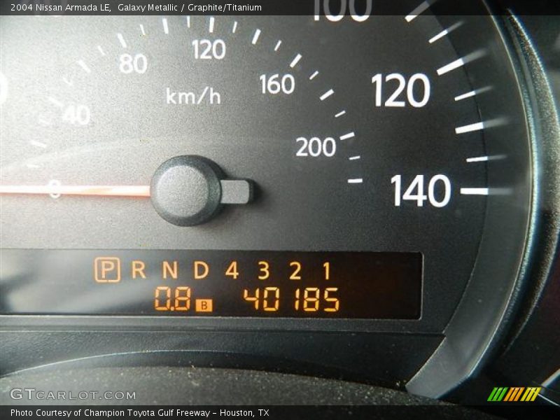 Galaxy Metallic / Graphite/Titanium 2004 Nissan Armada LE