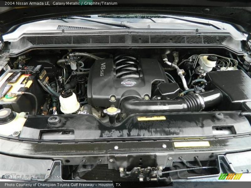 Galaxy Metallic / Graphite/Titanium 2004 Nissan Armada LE