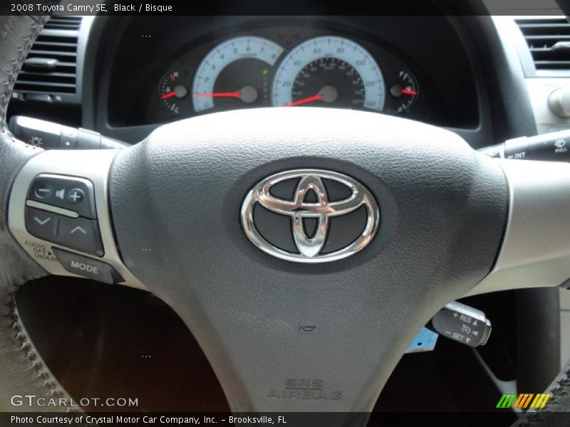 Black / Bisque 2008 Toyota Camry SE