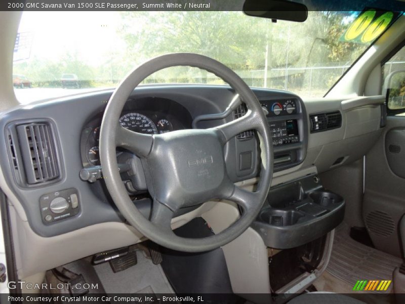Summit White / Neutral 2000 GMC Savana Van 1500 SLE Passenger