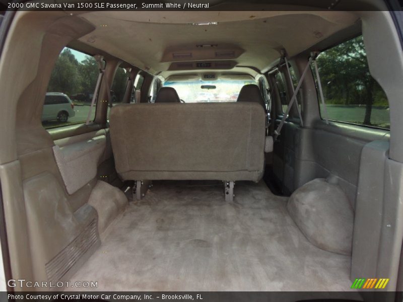 Summit White / Neutral 2000 GMC Savana Van 1500 SLE Passenger