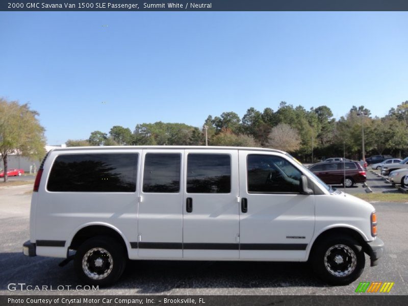 Summit White / Neutral 2000 GMC Savana Van 1500 SLE Passenger