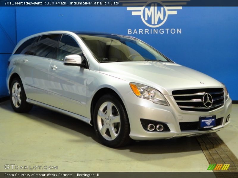 Iridium Silver Metallic / Black 2011 Mercedes-Benz R 350 4Matic