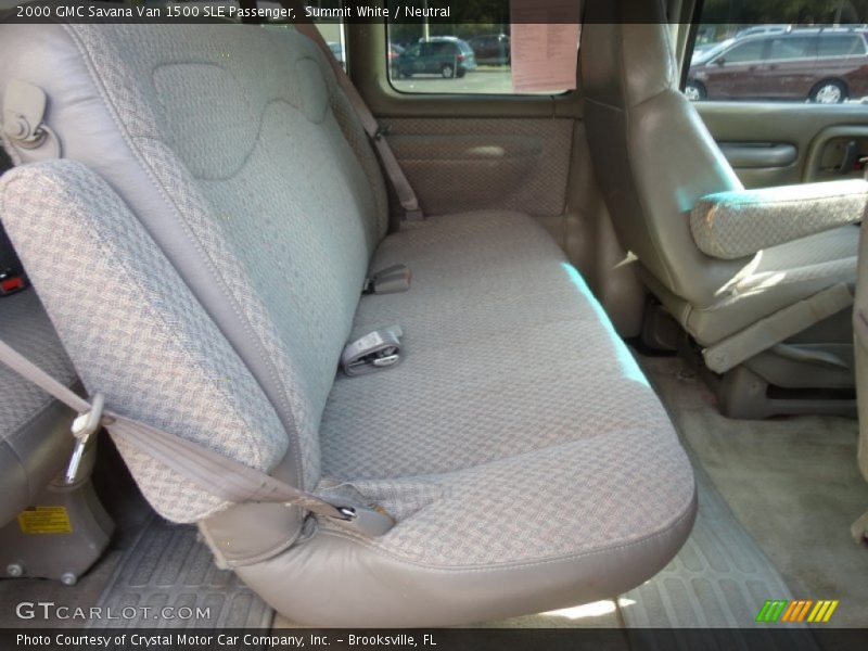 Summit White / Neutral 2000 GMC Savana Van 1500 SLE Passenger