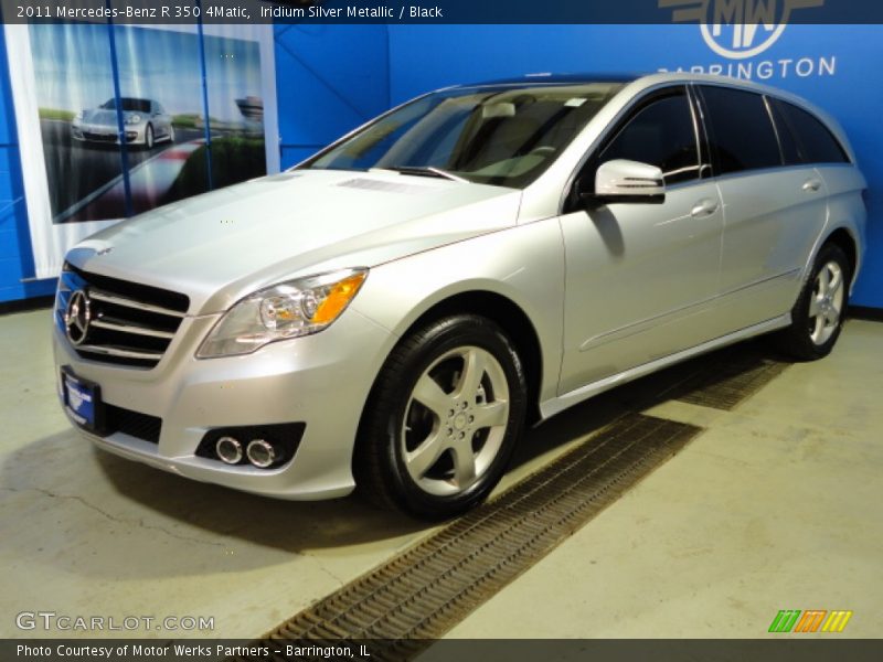 Iridium Silver Metallic / Black 2011 Mercedes-Benz R 350 4Matic