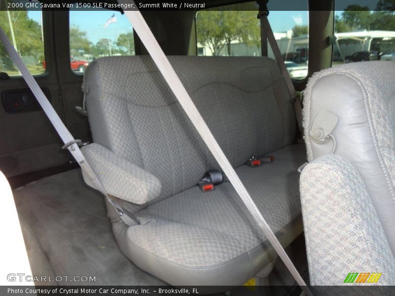 Summit White / Neutral 2000 GMC Savana Van 1500 SLE Passenger