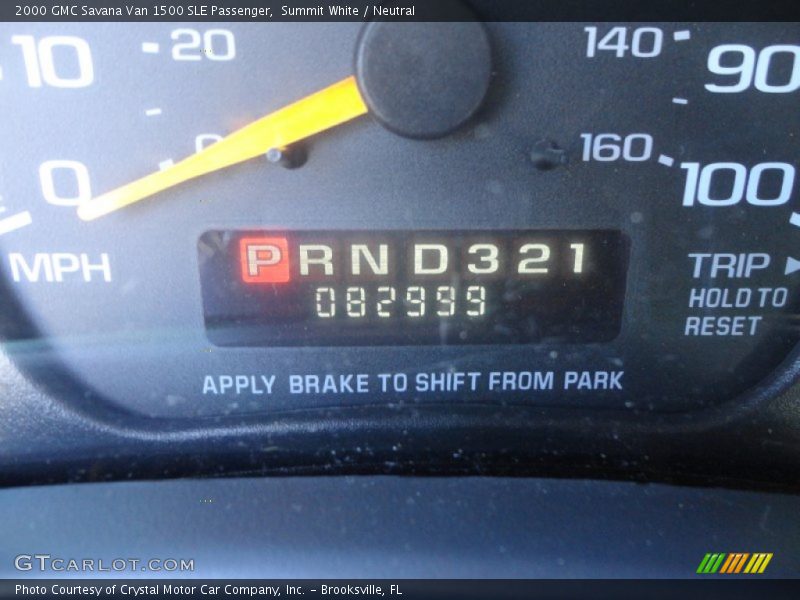 Summit White / Neutral 2000 GMC Savana Van 1500 SLE Passenger