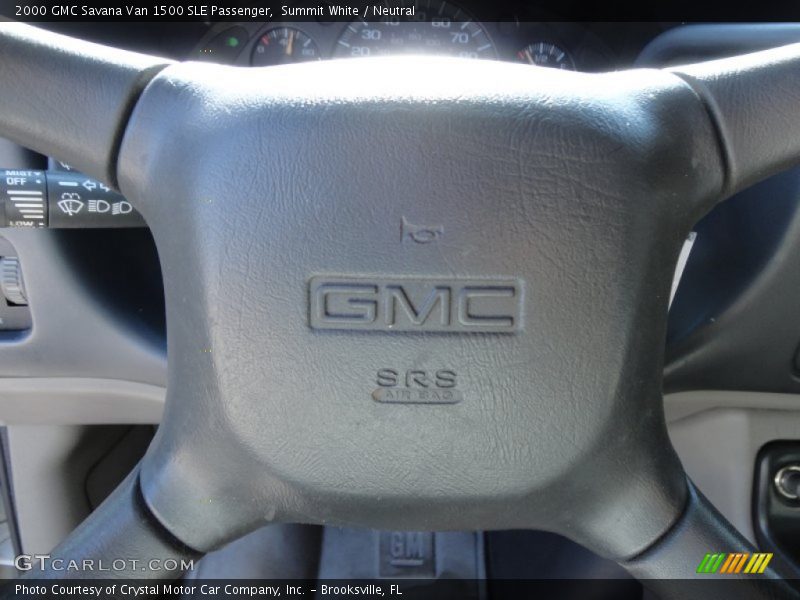 Summit White / Neutral 2000 GMC Savana Van 1500 SLE Passenger