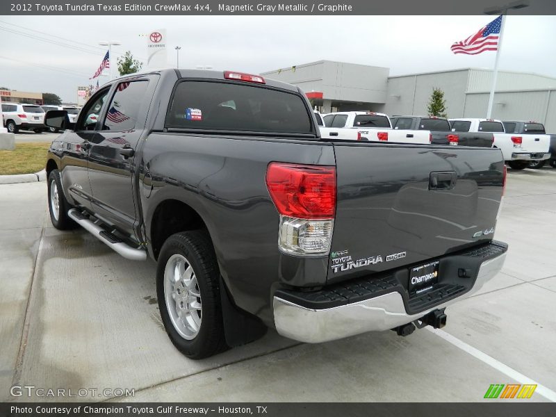 Magnetic Gray Metallic / Graphite 2012 Toyota Tundra Texas Edition CrewMax 4x4