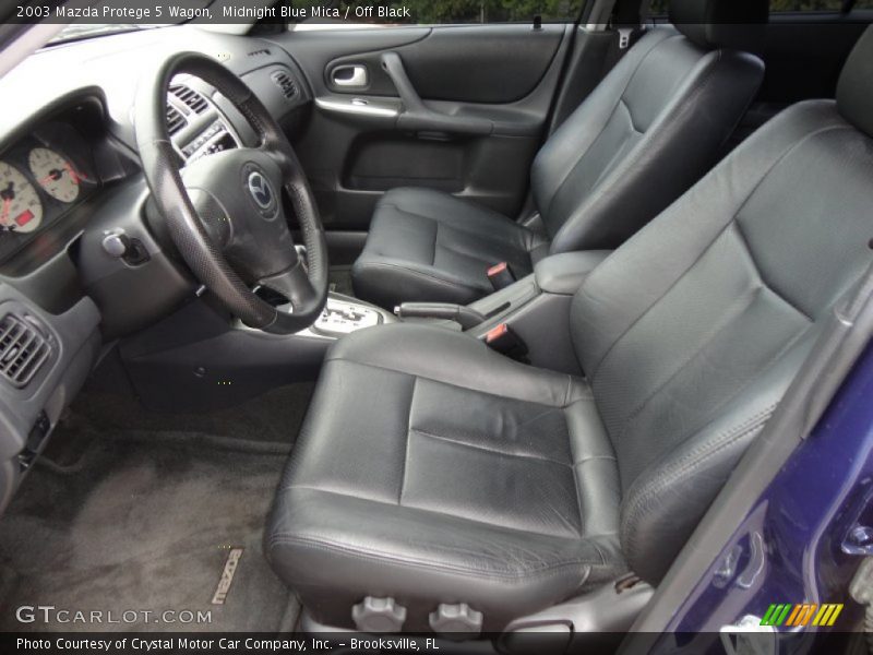 Midnight Blue Mica / Off Black 2003 Mazda Protege 5 Wagon