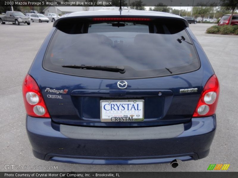 Midnight Blue Mica / Off Black 2003 Mazda Protege 5 Wagon