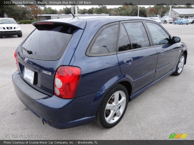 Midnight Blue Mica / Off Black 2003 Mazda Protege 5 Wagon
