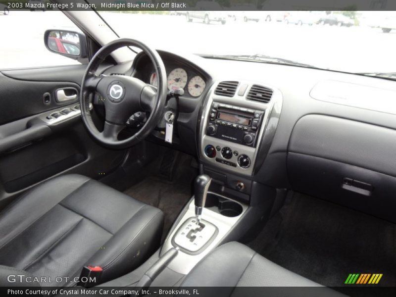 Midnight Blue Mica / Off Black 2003 Mazda Protege 5 Wagon