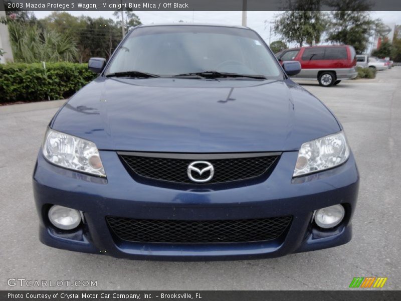 Midnight Blue Mica / Off Black 2003 Mazda Protege 5 Wagon