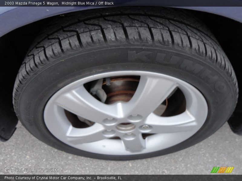 Midnight Blue Mica / Off Black 2003 Mazda Protege 5 Wagon