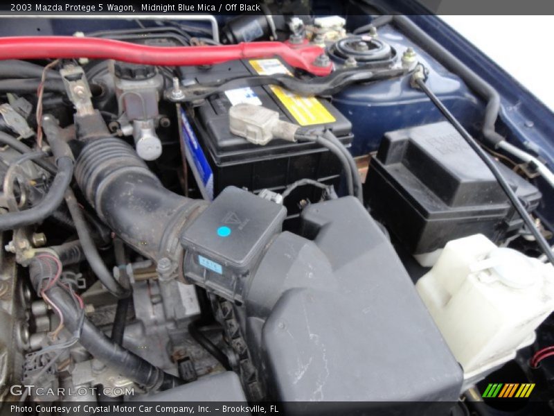 Midnight Blue Mica / Off Black 2003 Mazda Protege 5 Wagon
