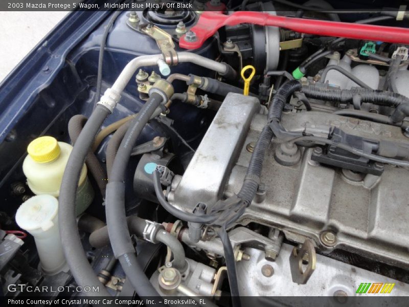 Midnight Blue Mica / Off Black 2003 Mazda Protege 5 Wagon
