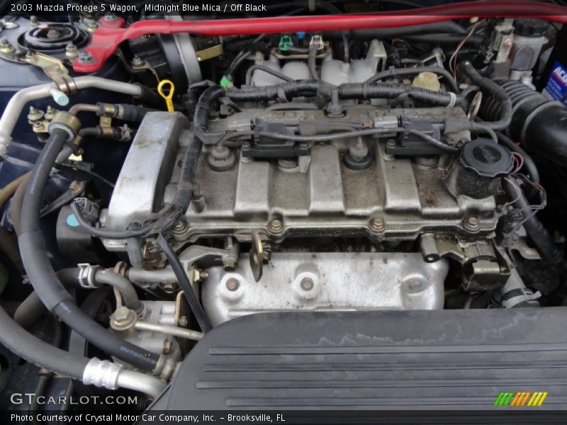 Midnight Blue Mica / Off Black 2003 Mazda Protege 5 Wagon