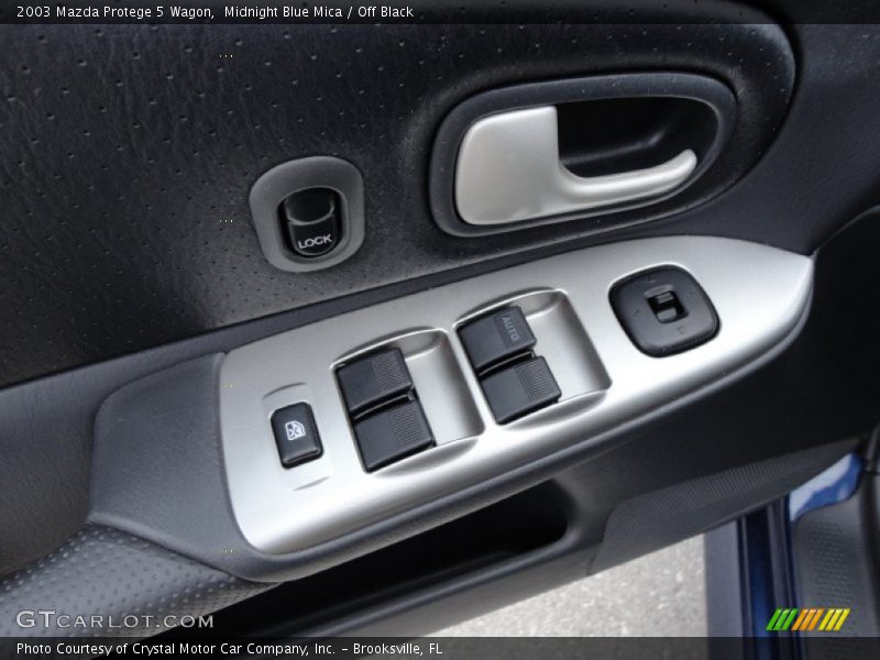 Midnight Blue Mica / Off Black 2003 Mazda Protege 5 Wagon