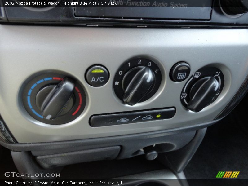 Midnight Blue Mica / Off Black 2003 Mazda Protege 5 Wagon