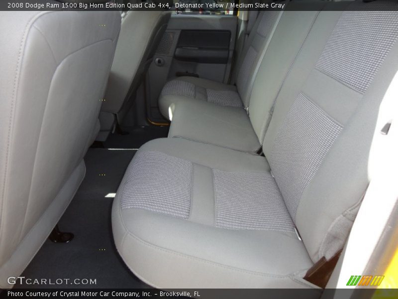 Detonator Yellow / Medium Slate Gray 2008 Dodge Ram 1500 Big Horn Edition Quad Cab 4x4