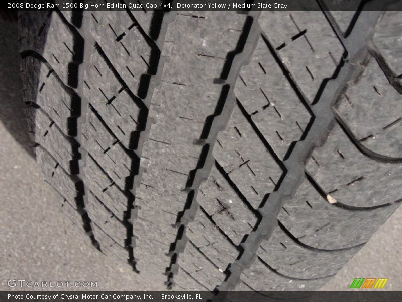 Detonator Yellow / Medium Slate Gray 2008 Dodge Ram 1500 Big Horn Edition Quad Cab 4x4