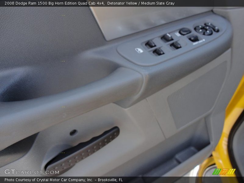 Detonator Yellow / Medium Slate Gray 2008 Dodge Ram 1500 Big Horn Edition Quad Cab 4x4