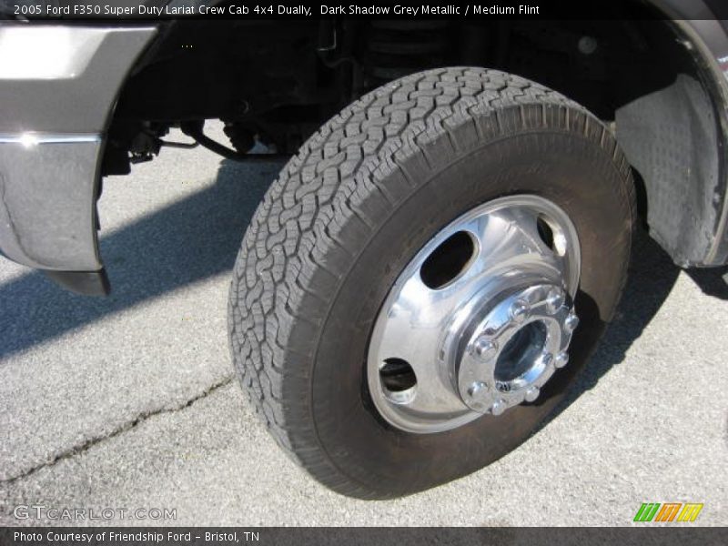 Dark Shadow Grey Metallic / Medium Flint 2005 Ford F350 Super Duty Lariat Crew Cab 4x4 Dually