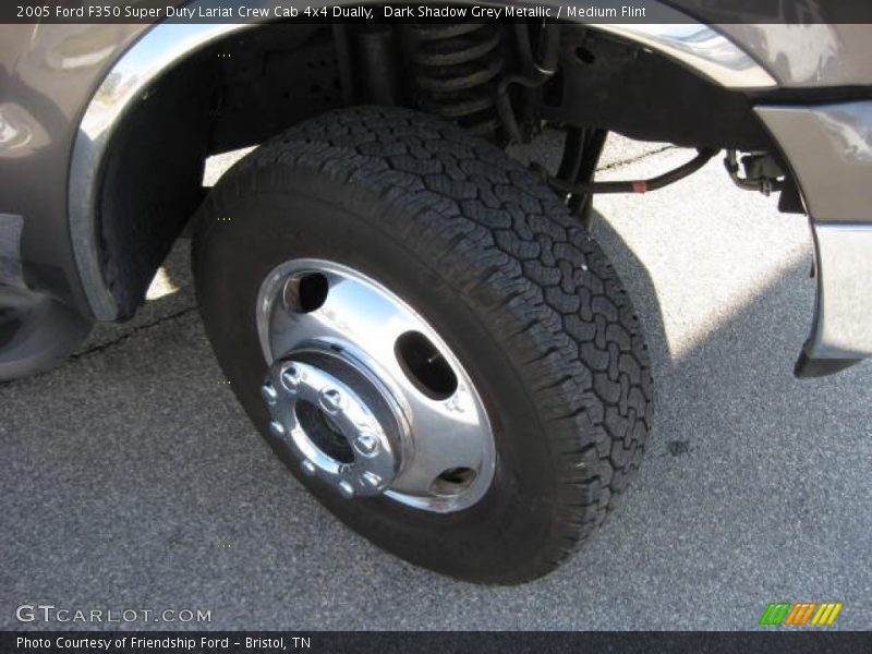 Dark Shadow Grey Metallic / Medium Flint 2005 Ford F350 Super Duty Lariat Crew Cab 4x4 Dually