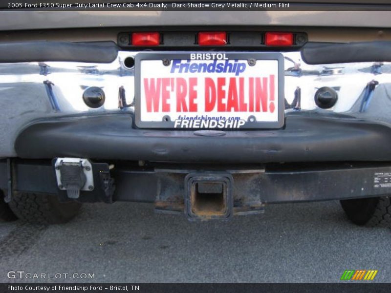Dark Shadow Grey Metallic / Medium Flint 2005 Ford F350 Super Duty Lariat Crew Cab 4x4 Dually