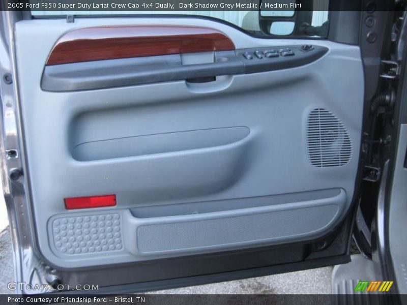 Dark Shadow Grey Metallic / Medium Flint 2005 Ford F350 Super Duty Lariat Crew Cab 4x4 Dually