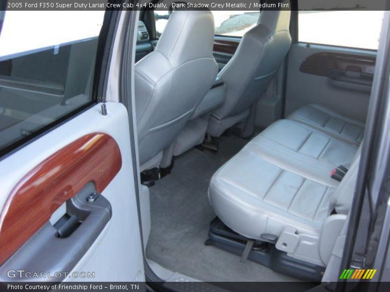 Dark Shadow Grey Metallic / Medium Flint 2005 Ford F350 Super Duty Lariat Crew Cab 4x4 Dually