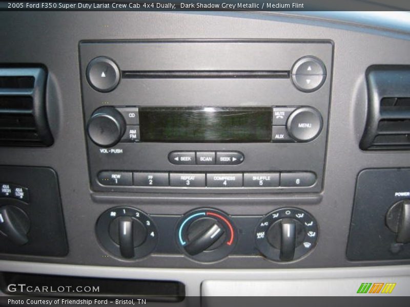 Dark Shadow Grey Metallic / Medium Flint 2005 Ford F350 Super Duty Lariat Crew Cab 4x4 Dually