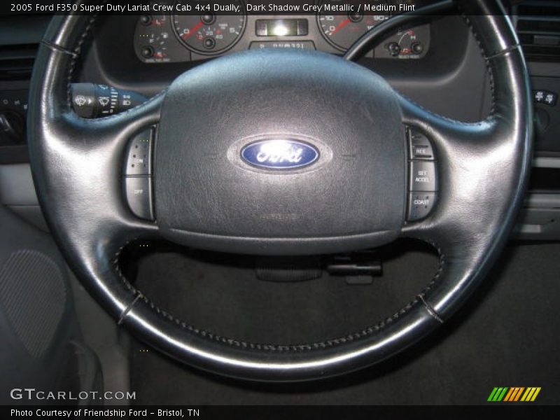Dark Shadow Grey Metallic / Medium Flint 2005 Ford F350 Super Duty Lariat Crew Cab 4x4 Dually