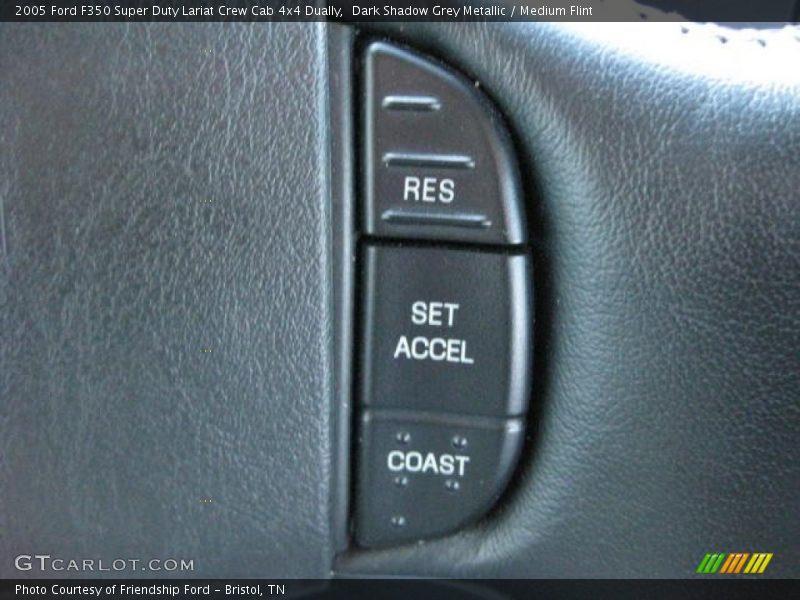 Dark Shadow Grey Metallic / Medium Flint 2005 Ford F350 Super Duty Lariat Crew Cab 4x4 Dually