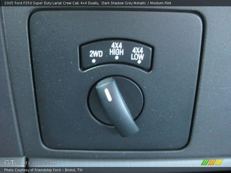 Dark Shadow Grey Metallic / Medium Flint 2005 Ford F350 Super Duty Lariat Crew Cab 4x4 Dually