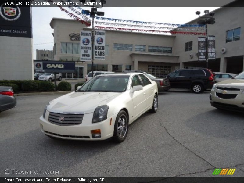 White Diamond / Cashmere 2006 Cadillac CTS Sedan