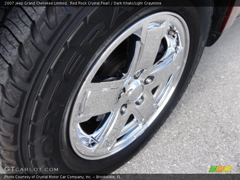 Red Rock Crystal Pearl / Dark Khaki/Light Graystone 2007 Jeep Grand Cherokee Limited