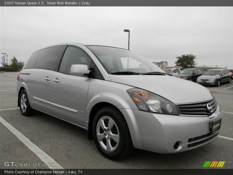 Silver Mist Metallic / Gray 2007 Nissan Quest 3.5