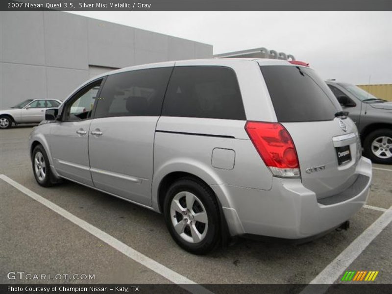 Silver Mist Metallic / Gray 2007 Nissan Quest 3.5