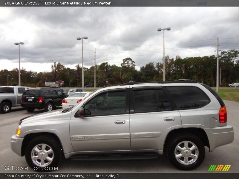 Liquid Silver Metallic / Medium Pewter 2004 GMC Envoy SLT