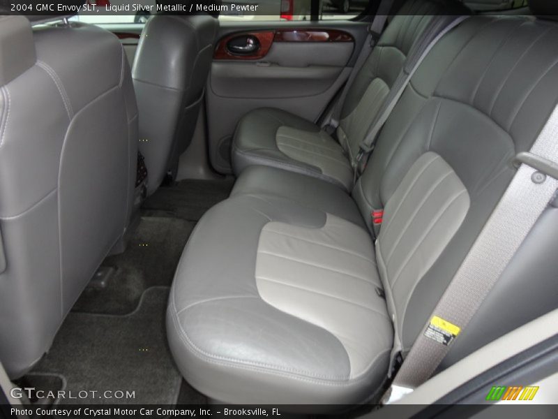Liquid Silver Metallic / Medium Pewter 2004 GMC Envoy SLT