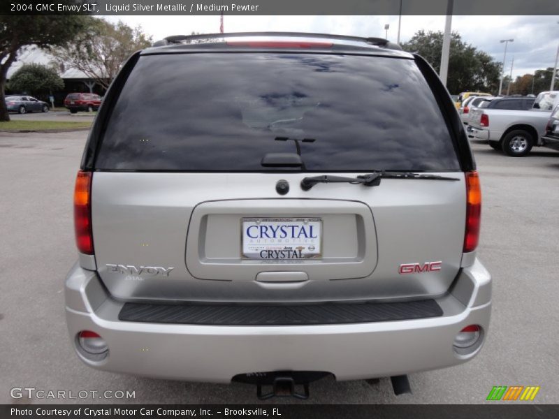 Liquid Silver Metallic / Medium Pewter 2004 GMC Envoy SLT