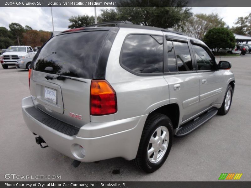 Liquid Silver Metallic / Medium Pewter 2004 GMC Envoy SLT