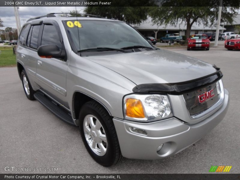 Liquid Silver Metallic / Medium Pewter 2004 GMC Envoy SLT