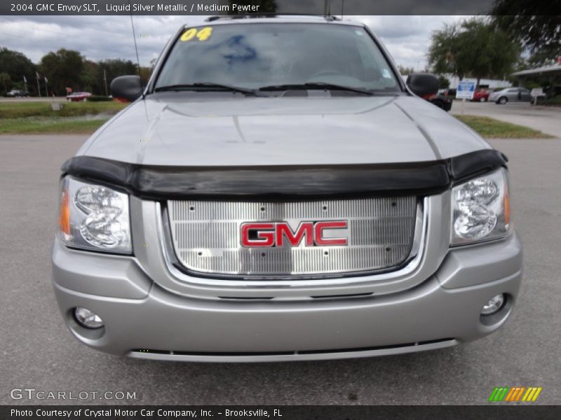 Liquid Silver Metallic / Medium Pewter 2004 GMC Envoy SLT