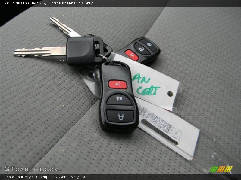 Silver Mist Metallic / Gray 2007 Nissan Quest 3.5